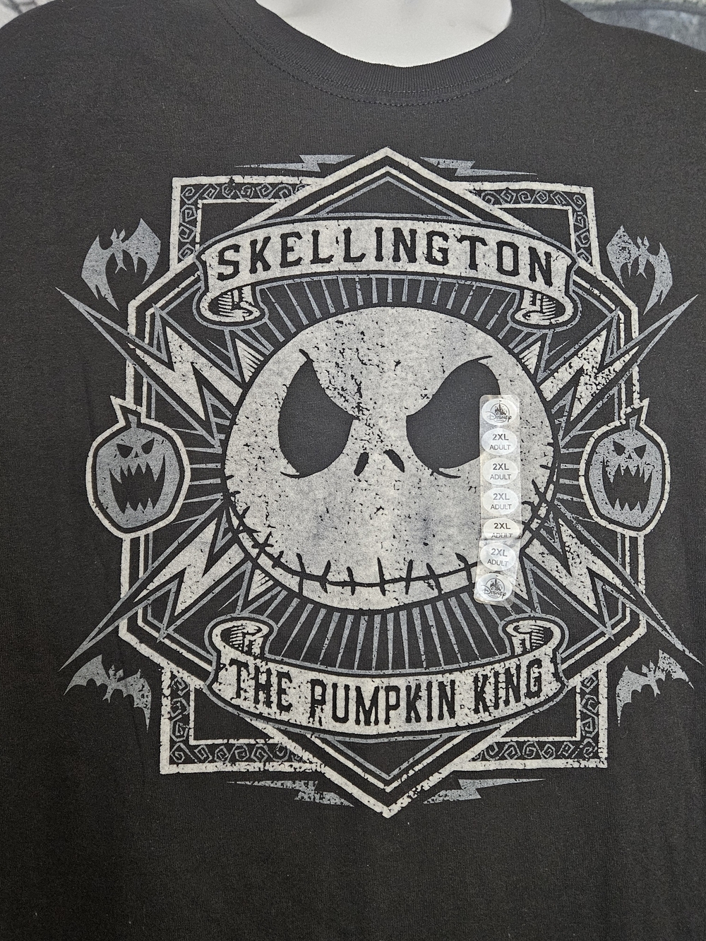 Nightmare Before Christmas Pumpkin King Muscle Tee NWT - Picture 2 of 3